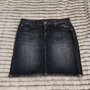 Dark wash Hudson jeans jean mini skirt size 27.